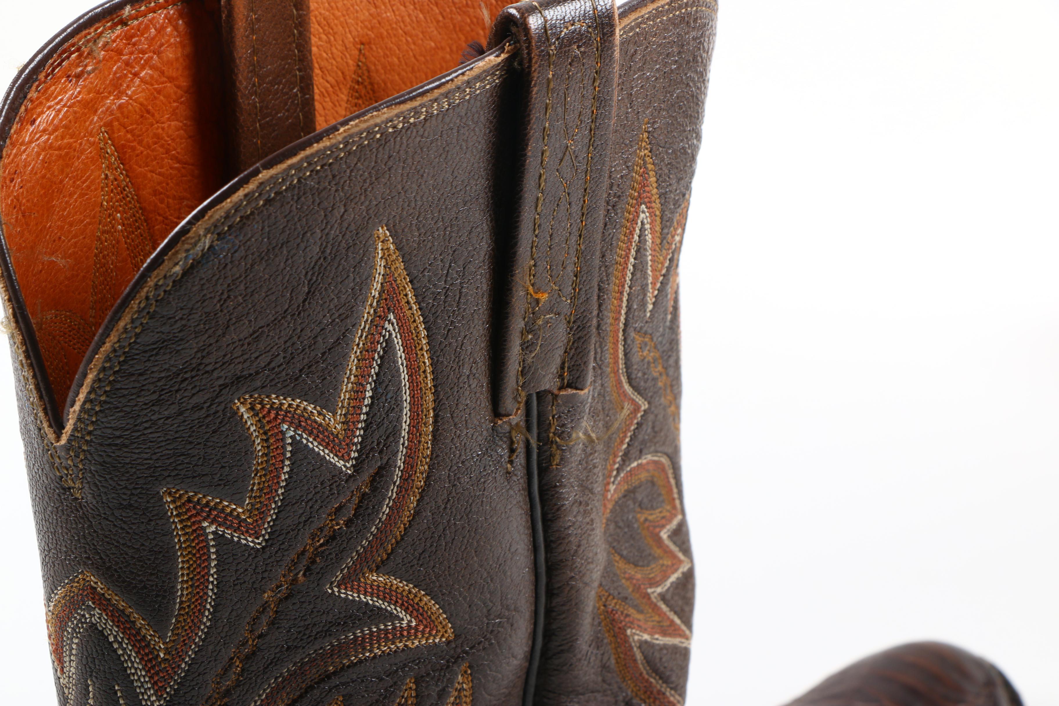 1883 by Lucchese Men's Brown Leather Cowboy Boots