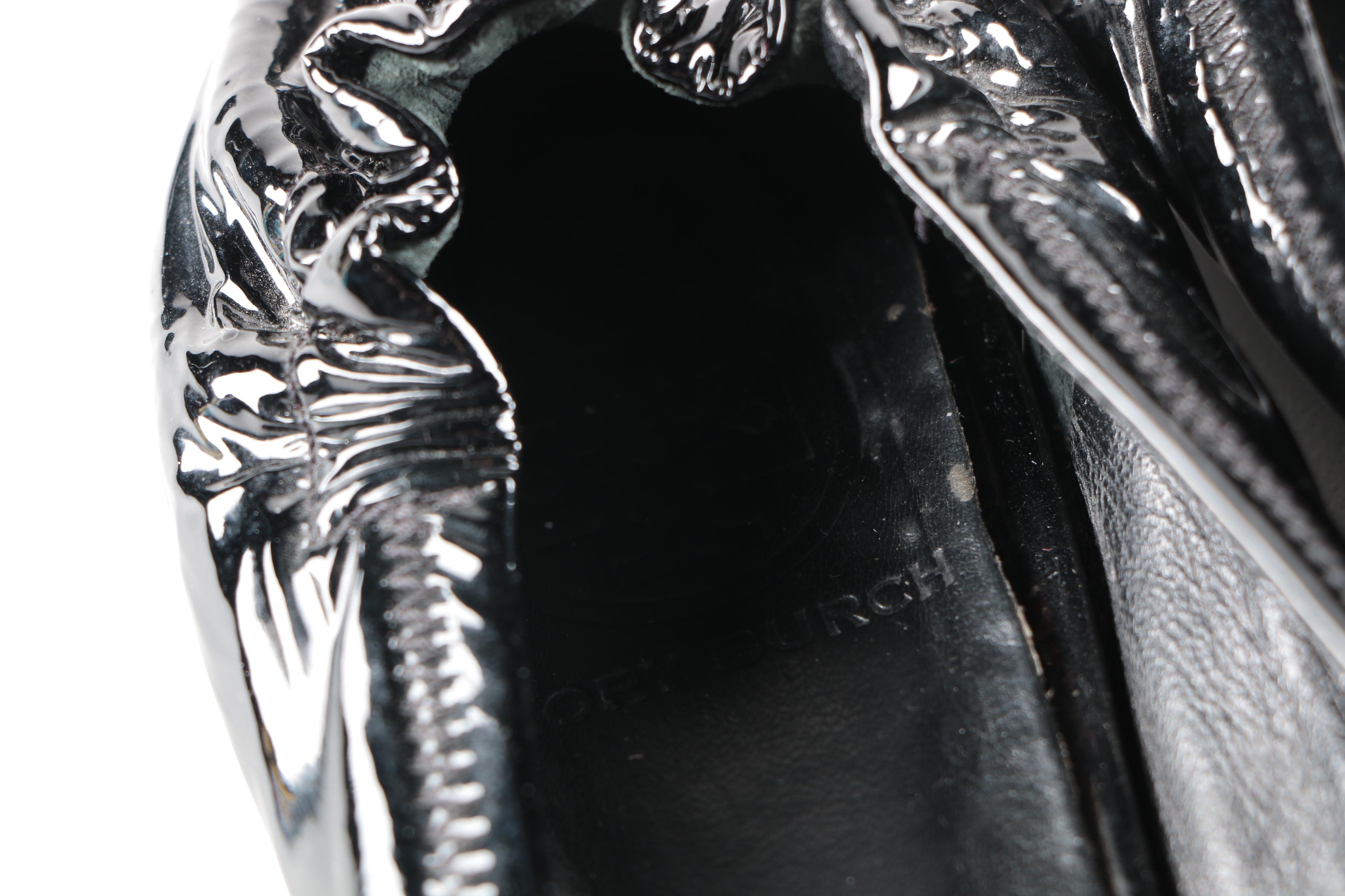 Tory Burch Black Patent Leather Flats