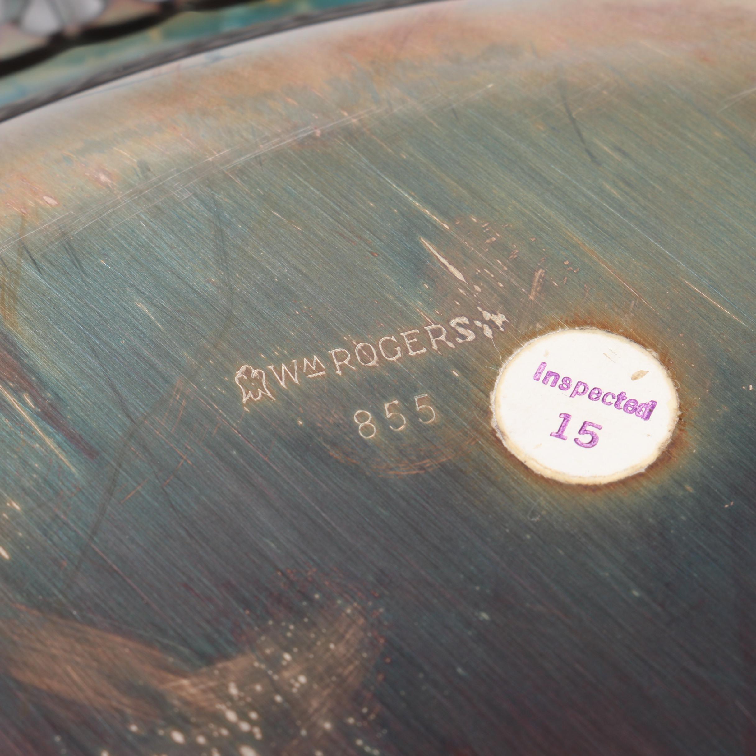 Wm. A. Rogers Openwork Rim Silver Plate Tray and Other Serveware