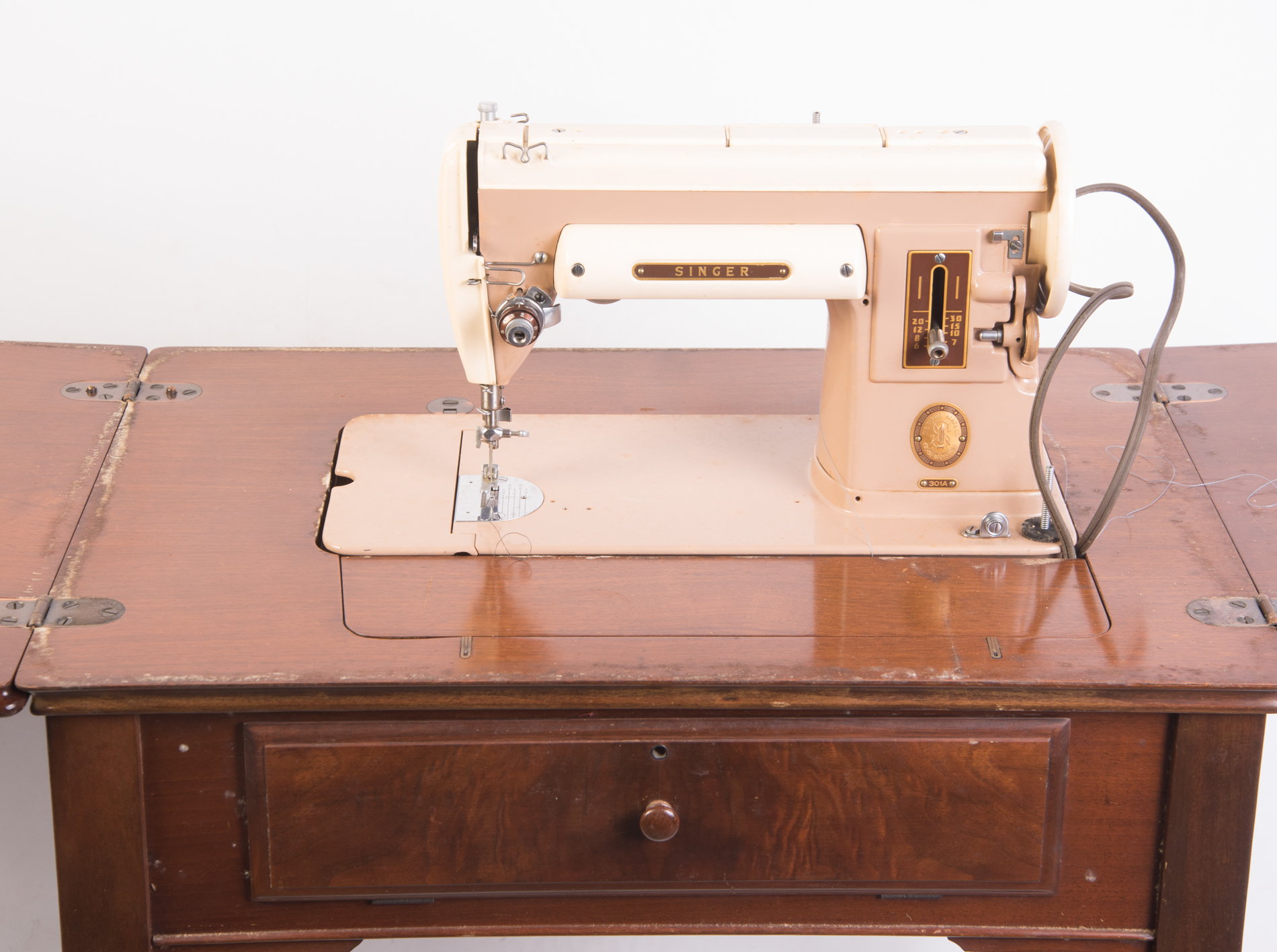 Vintage Singer Sewing Machine Table