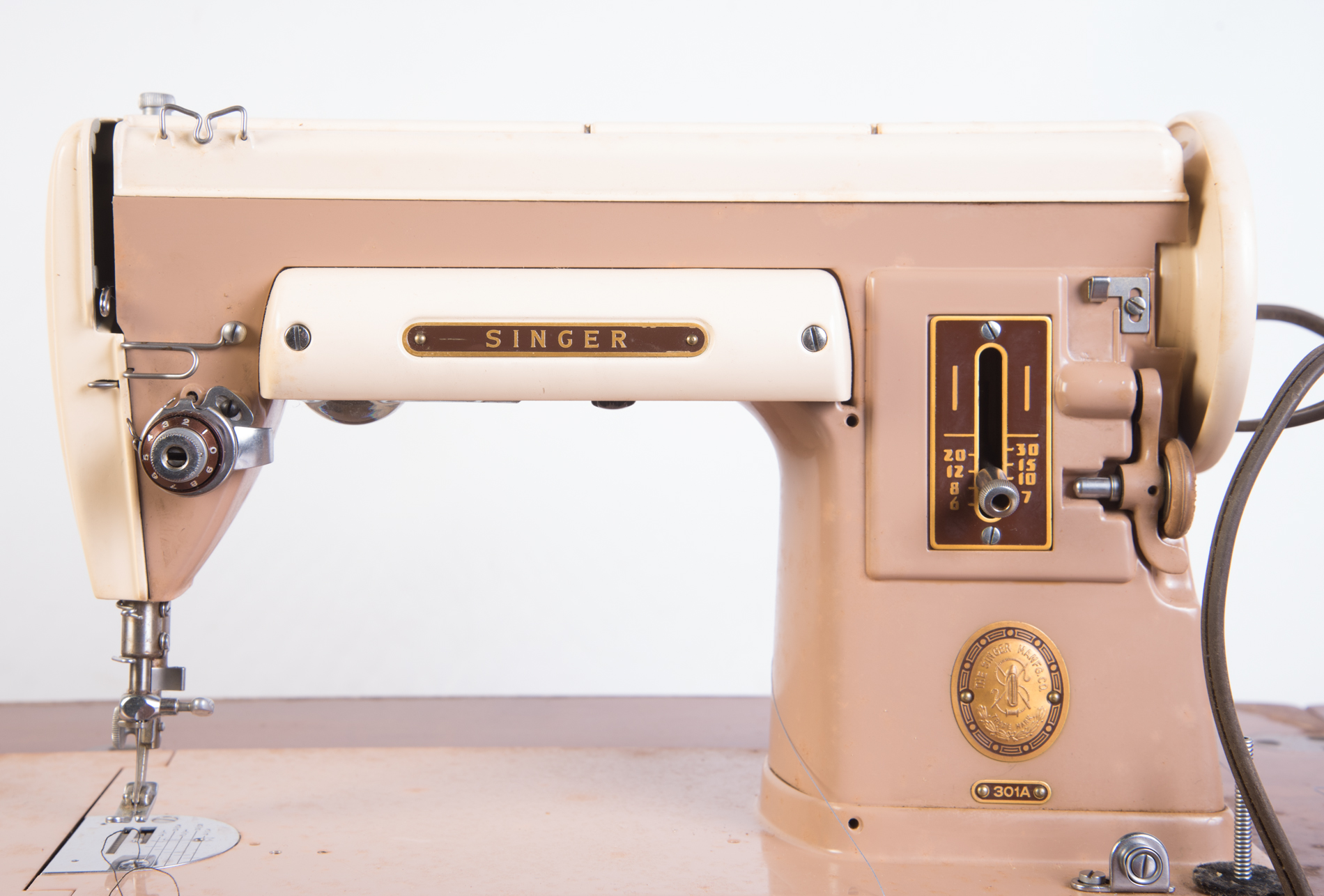 Vintage Singer Sewing Machine Table