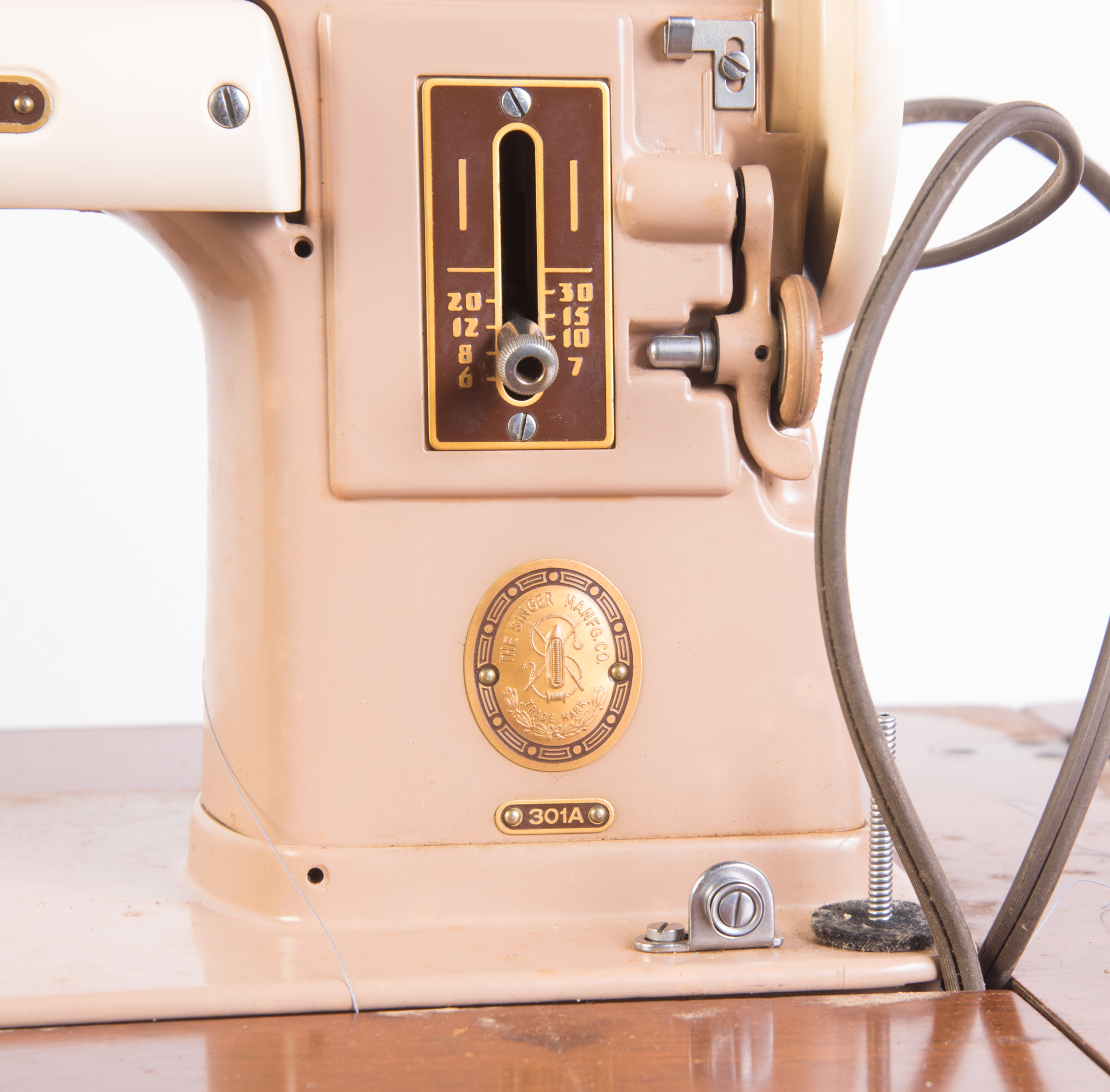 Vintage Singer Sewing Machine Table