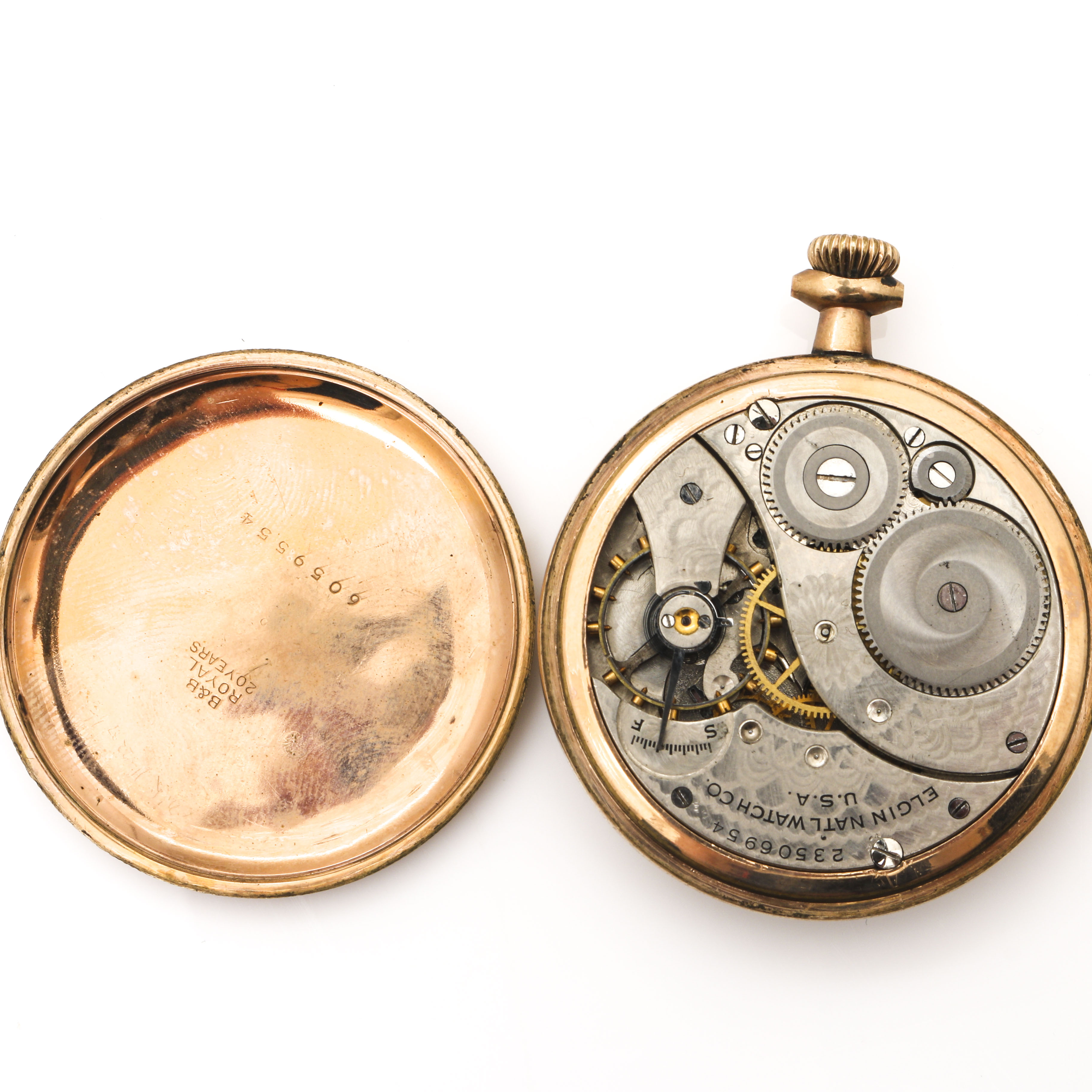 Elgin Antique Gold Filled Pocket Watches