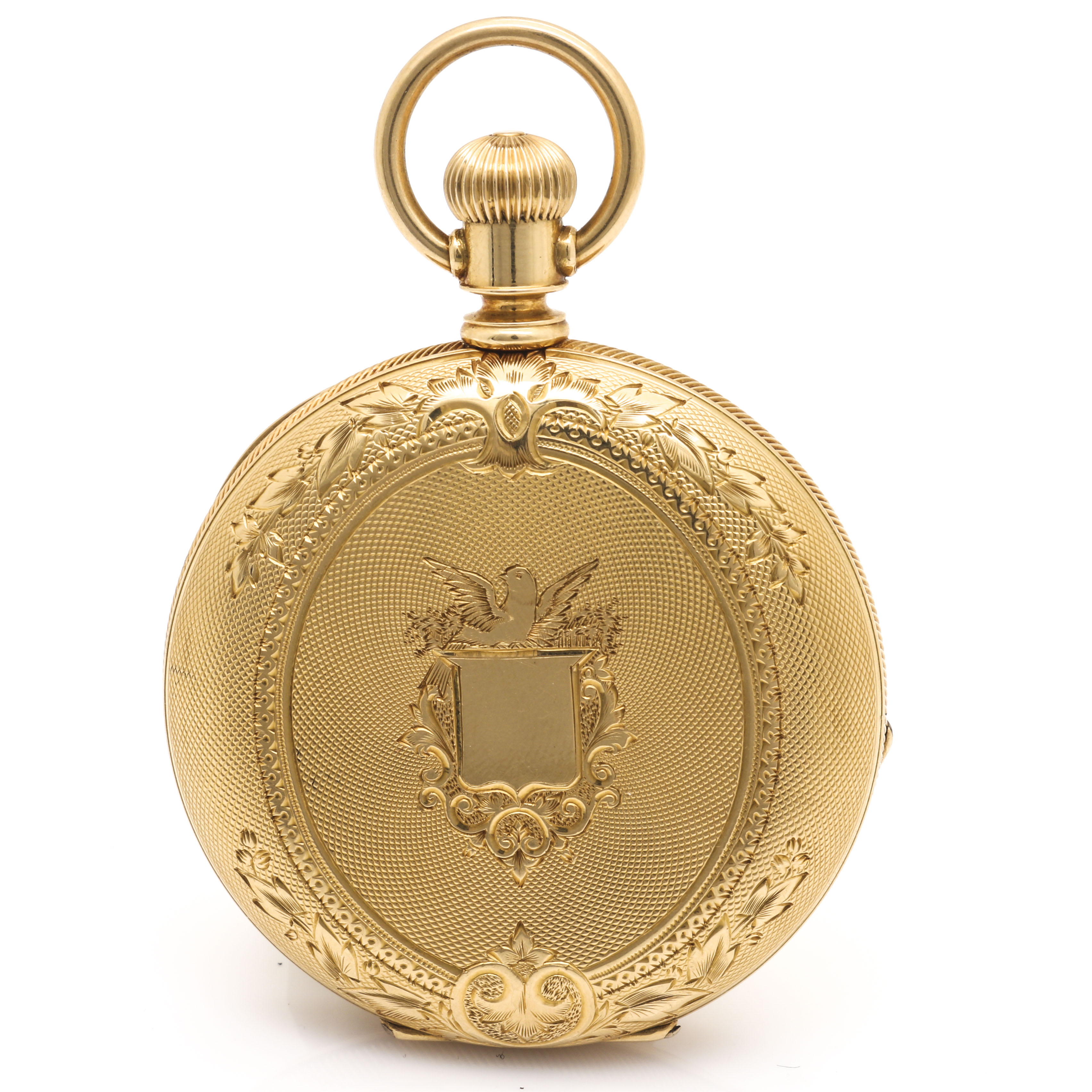 Antique Elgin 18K Yellow Gold Pocket Watch