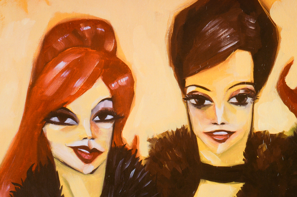 Todd White Signed Giclée "The Drinking Boas"