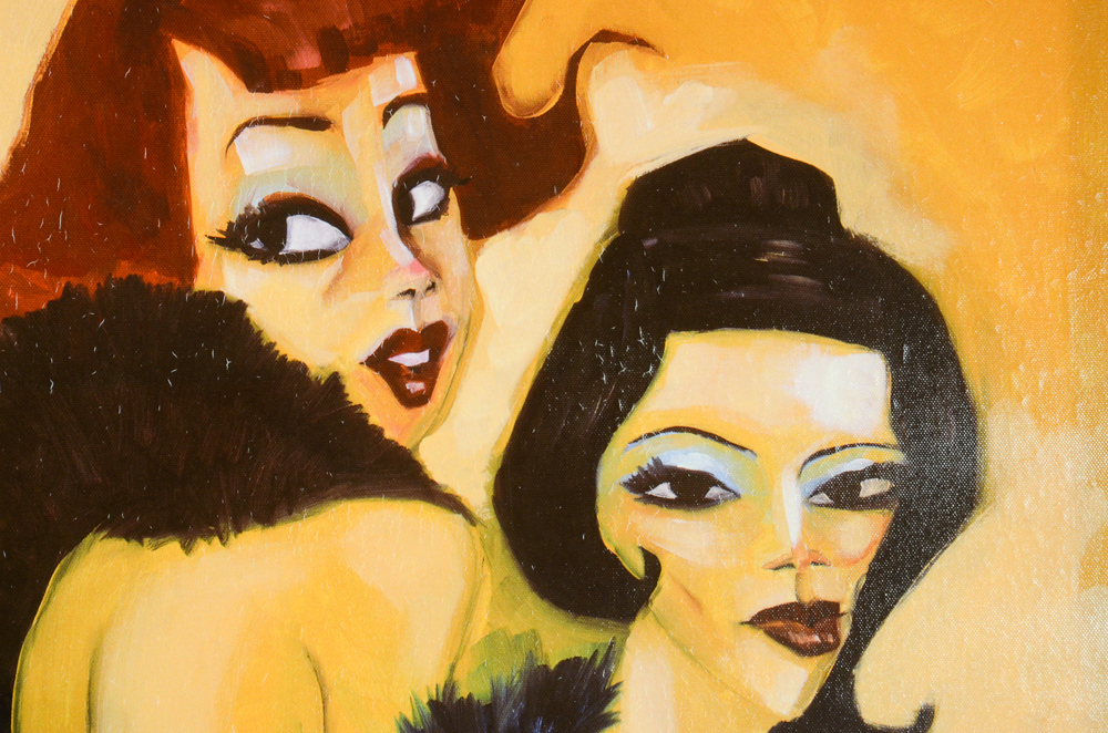 Todd White Signed Giclée "The Drinking Boas"