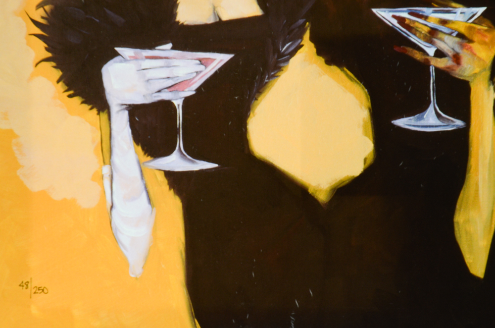 Todd White Signed Giclée "The Drinking Boas"