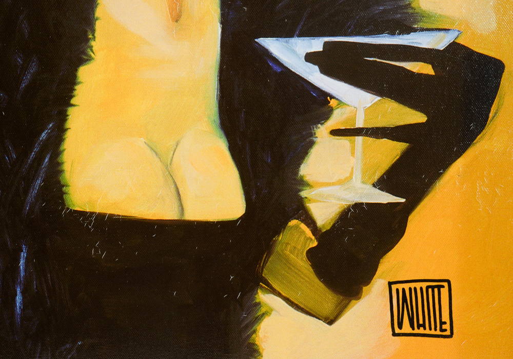 Todd White Signed Giclée "The Drinking Boas"