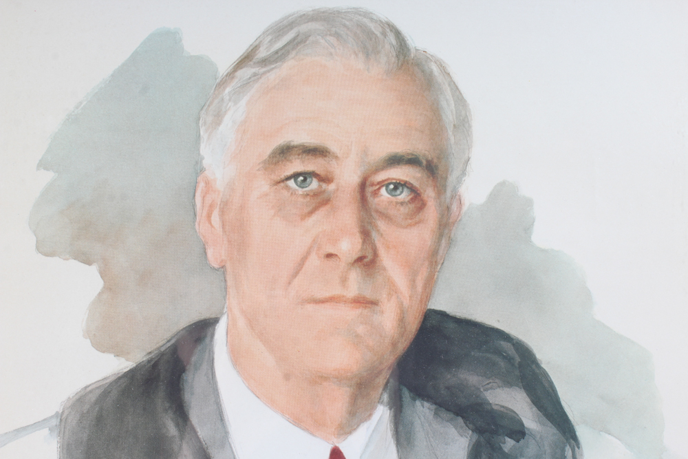 Signed Elizabeth Shoumatoff Limited Edition Print "The Unfinished Portrait"