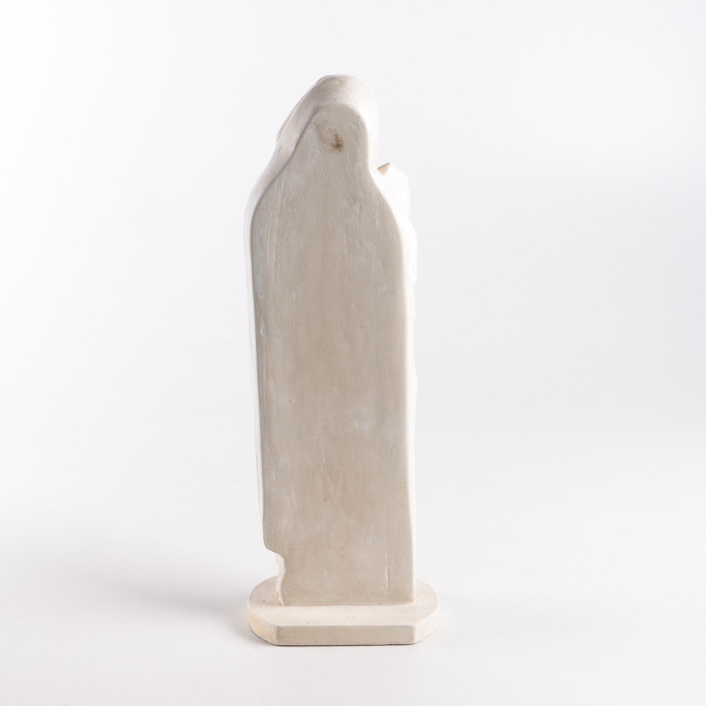 Ceramic Monk Figurine