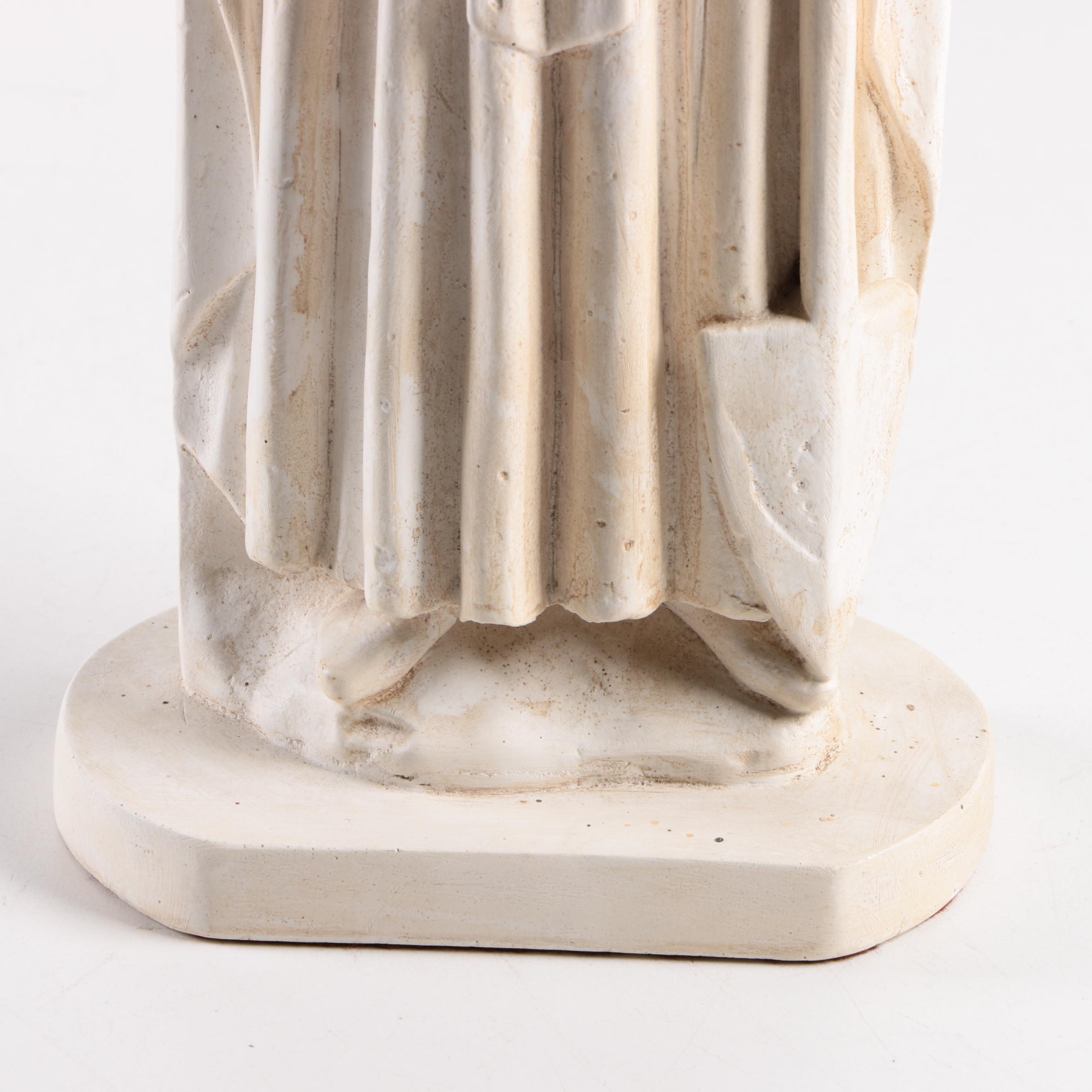 Ceramic Monk Figurine