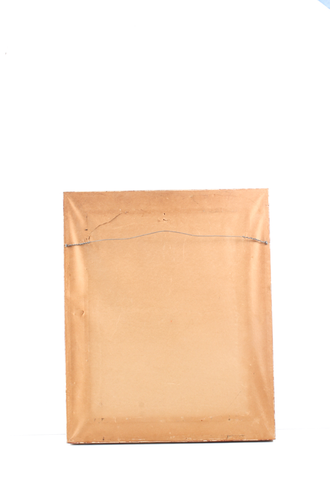 André Pierre Haitian Primitive Oil Painting on Board