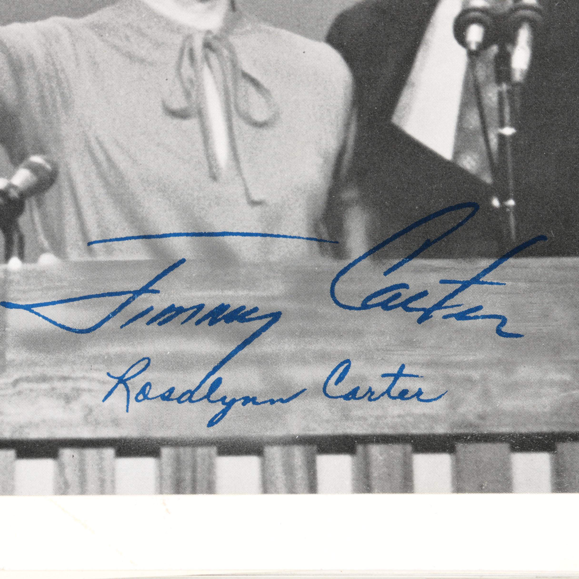 Jimmy Carter Inauguration Book with Photo and Inaugural Invitations