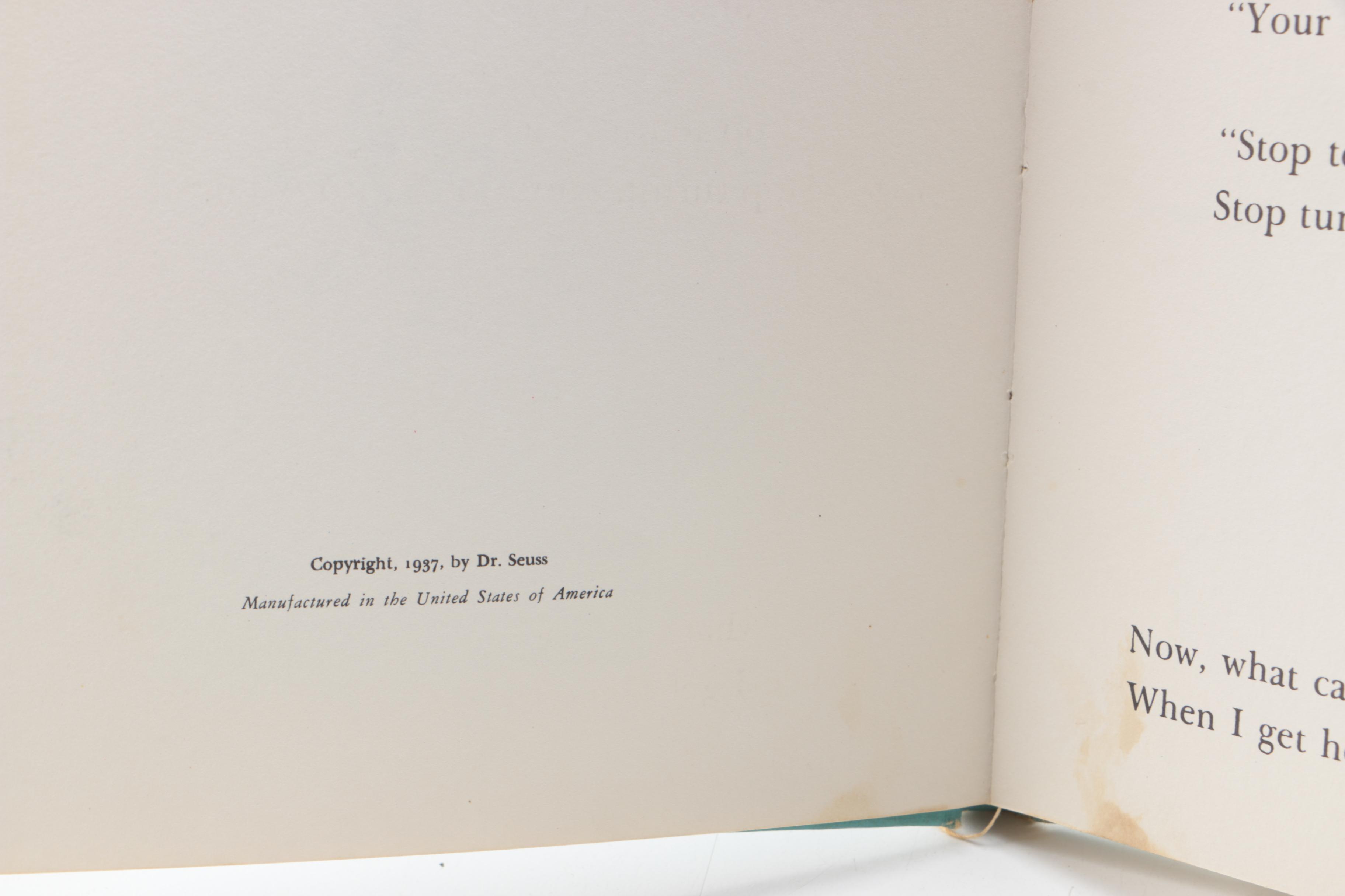 Vintage Dr. Seuss Books