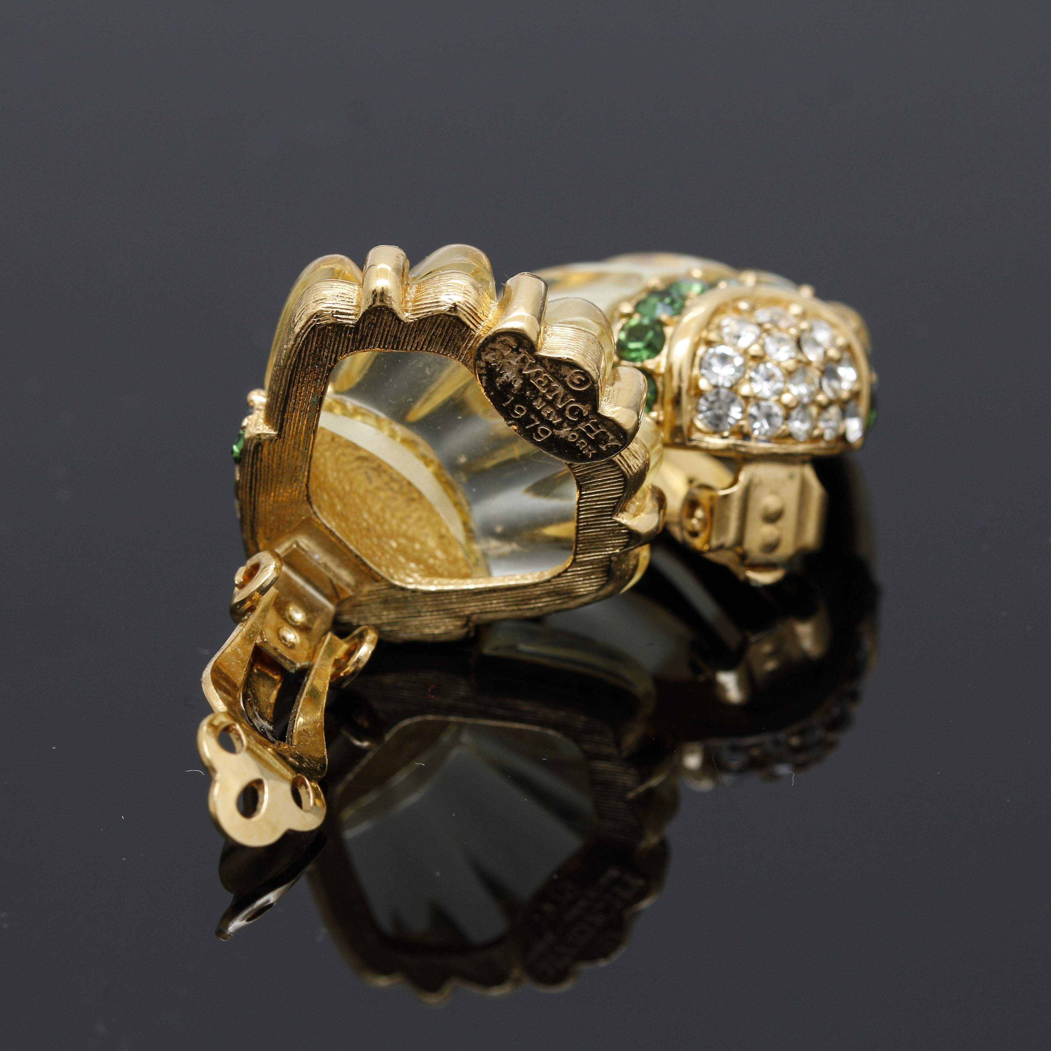 Vintage Givenchy Lucite Earrings