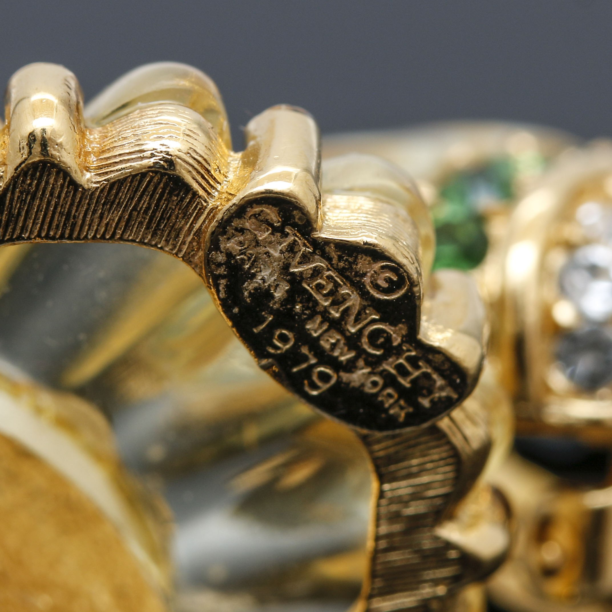 Vintage Givenchy Lucite Earrings