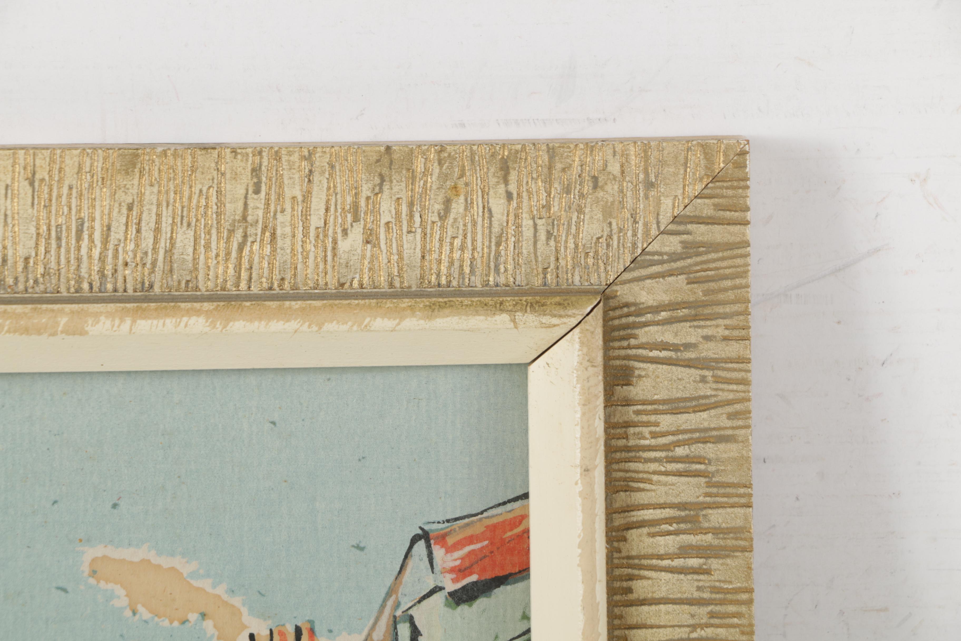 Serigraph on Paper After Helen C. Andrews Street Scene