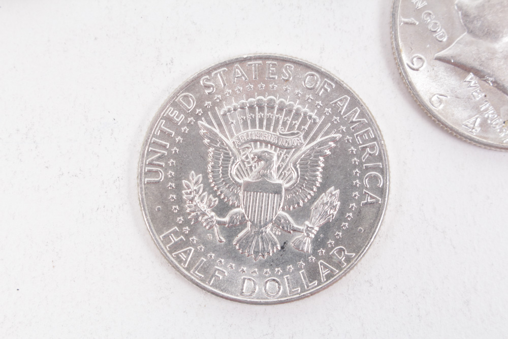 Twenty Silver Composition Kennedy Half Dollar Coins