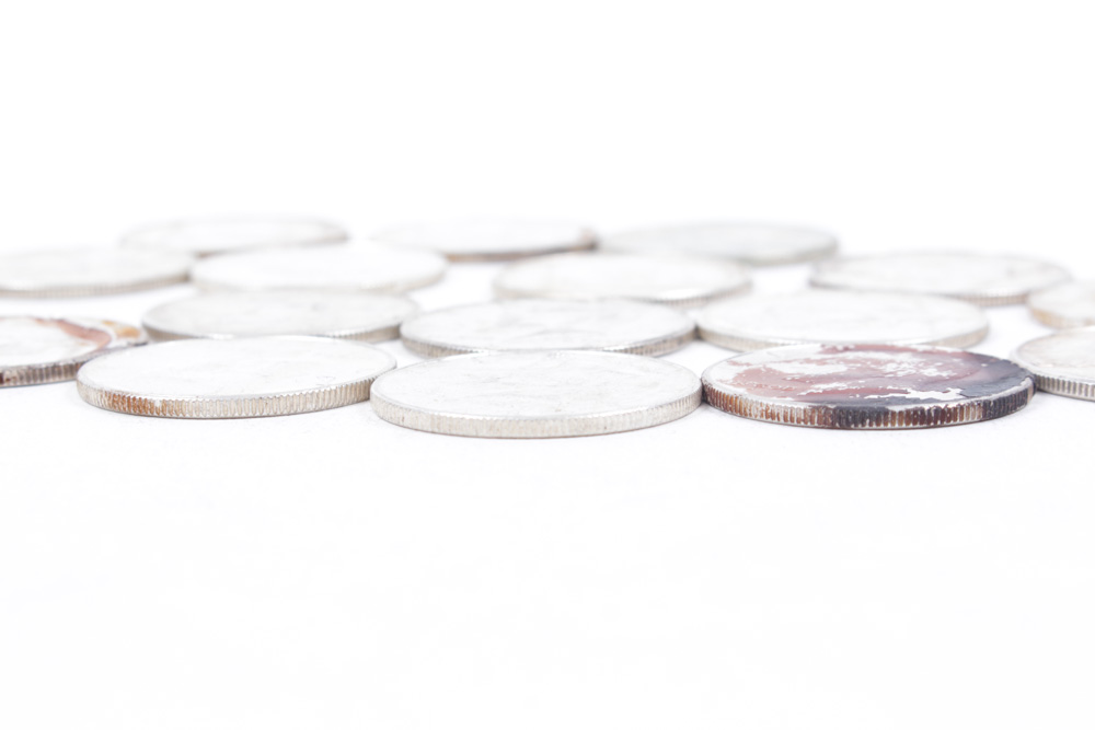 Twenty Silver Composition Kennedy Half Dollar Coins