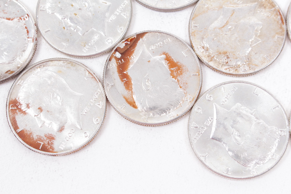 Twenty Silver Composition Kennedy Half Dollar Coins