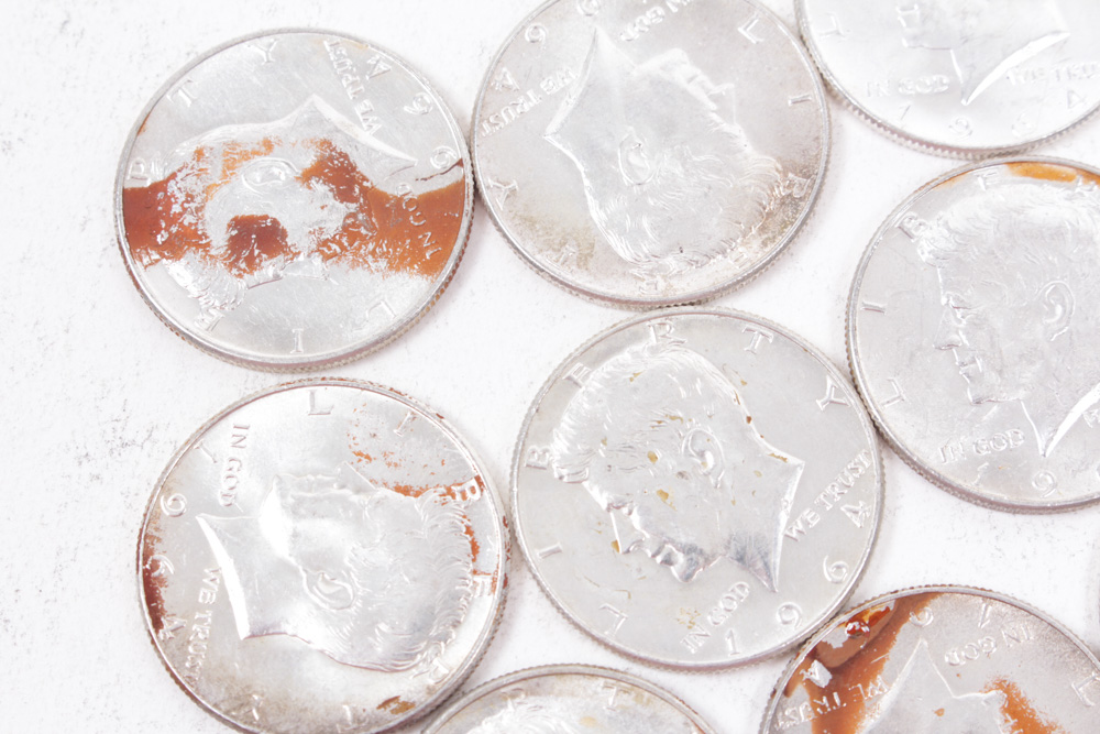 Twenty Silver Composition Kennedy Half Dollar Coins