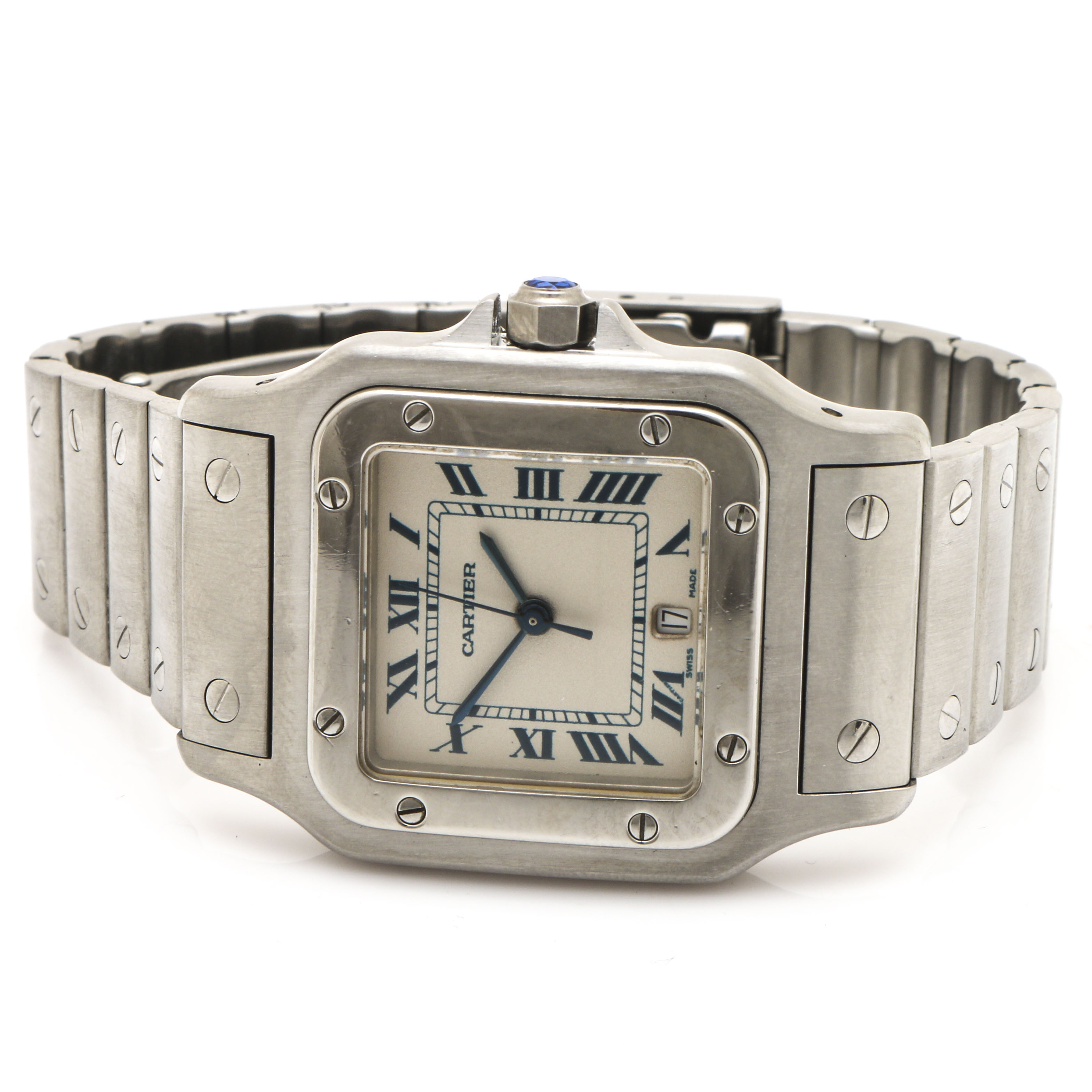 Cartier Santos Stainless Steel Watch