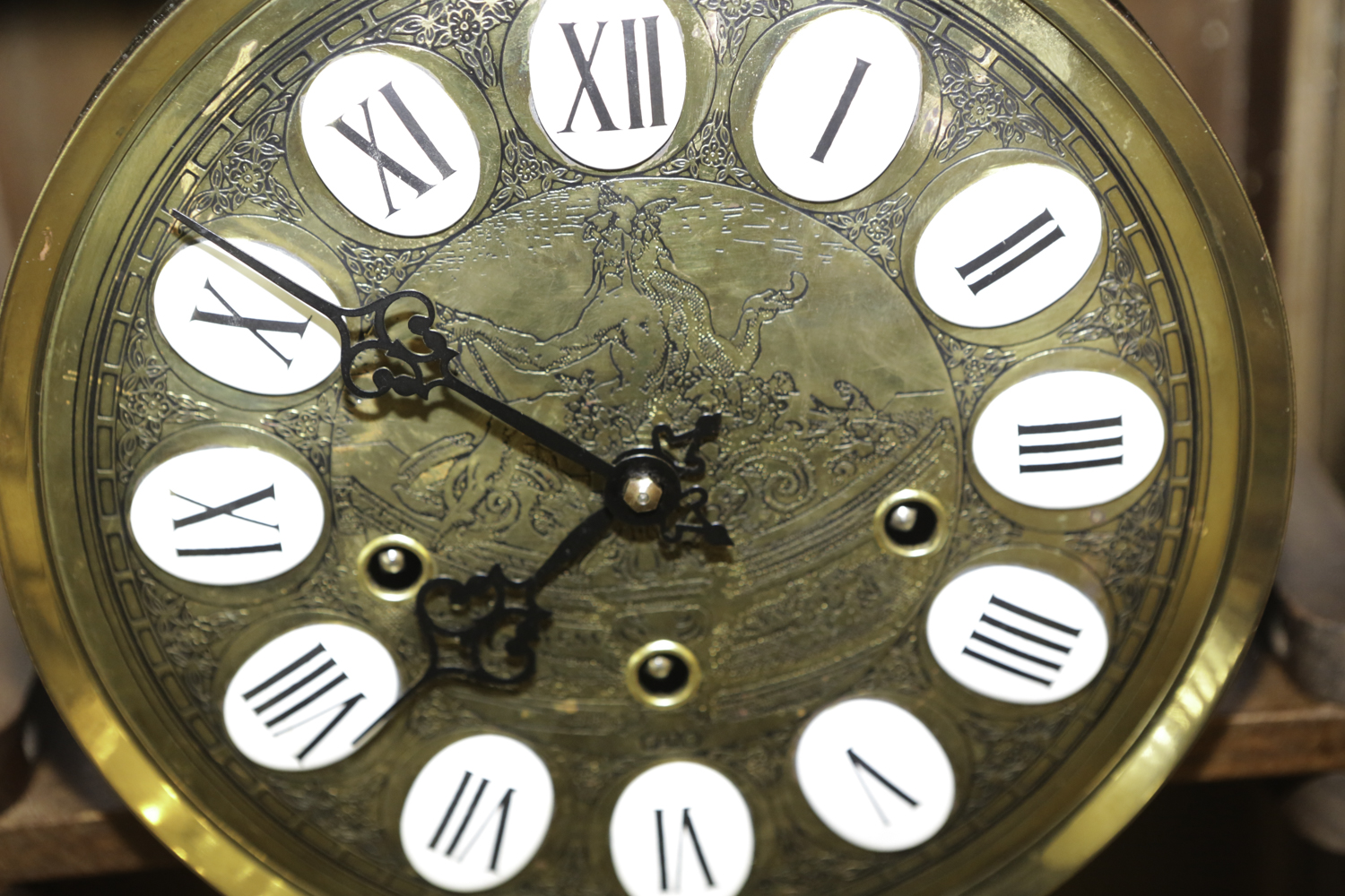 Vintage Gazo Family Chiming Wall Clock