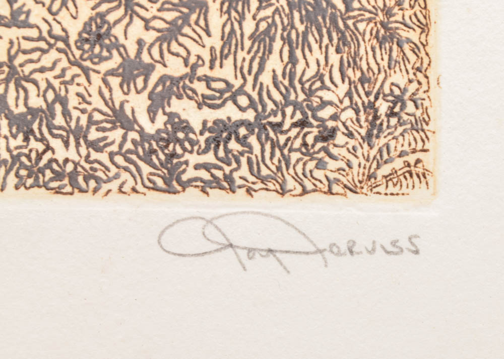 Joy Jerviss Signed Limited Edition Etching "Flight"