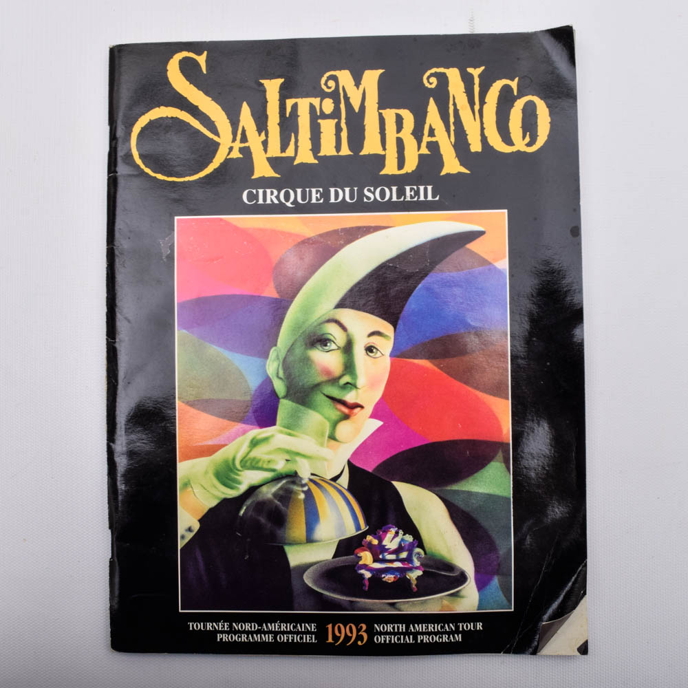 Cirque du Soleil "Saltimbanco" Poster and Program