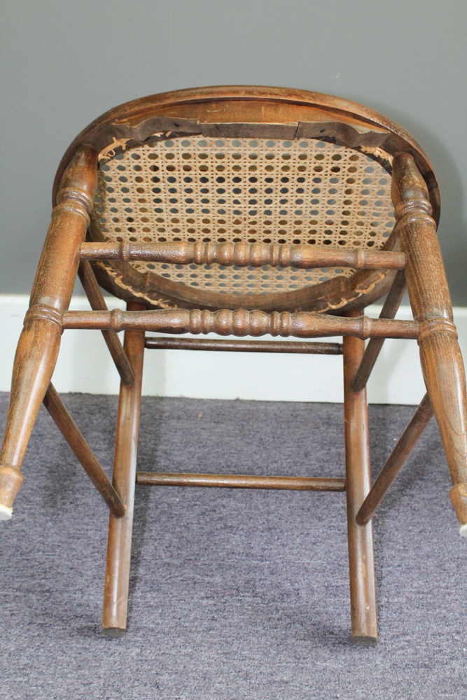 Assortment of Caned Seat Side Chairs