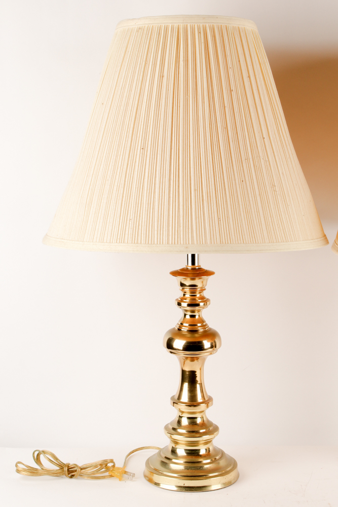 Matching Brass Table Lamps