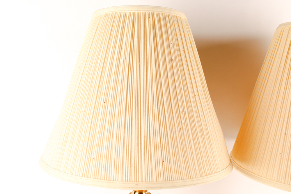 Matching Brass Table Lamps