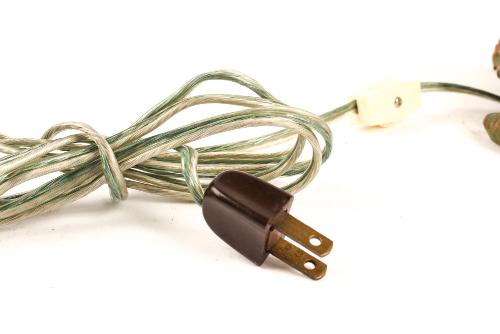 Cherub Tiffany Style Table Lamp