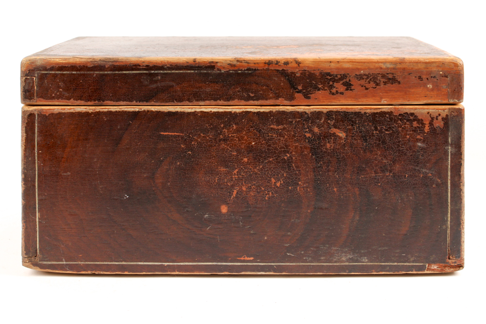 Antique Sugar Box With Cutter / Breaker