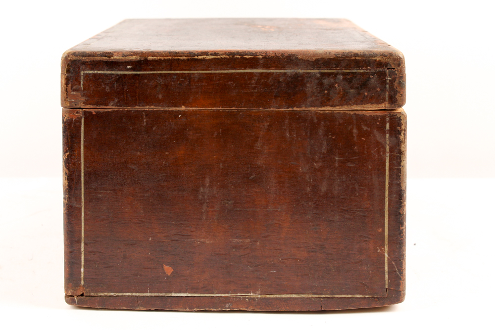 Antique Sugar Box With Cutter / Breaker