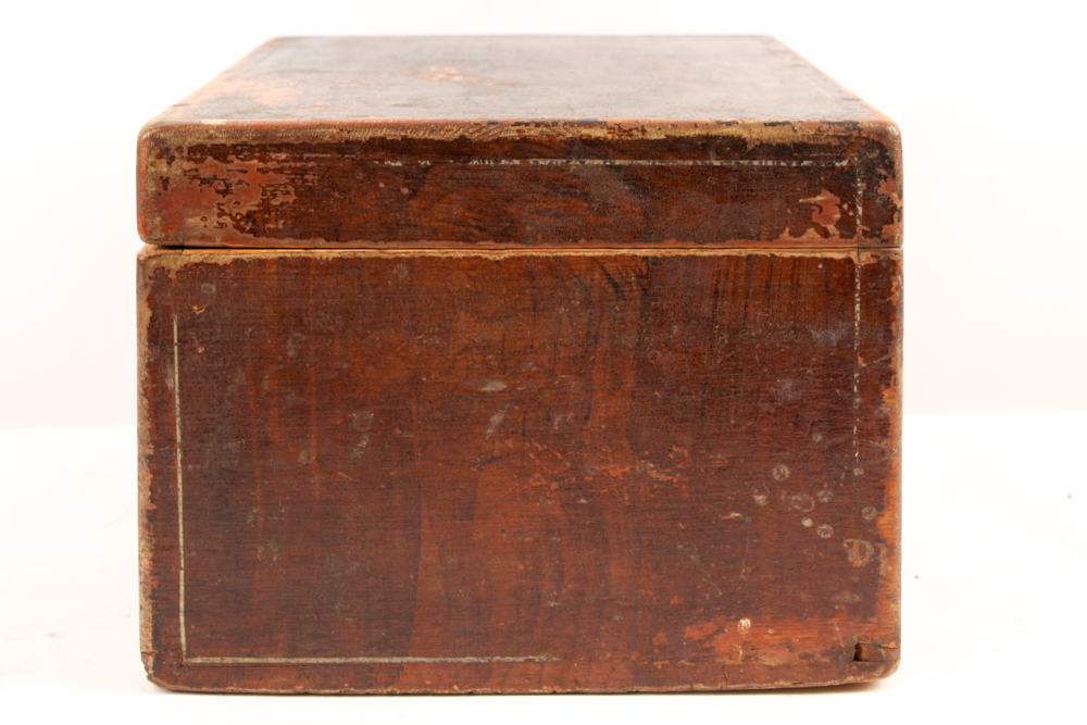 Antique Sugar Box With Cutter / Breaker