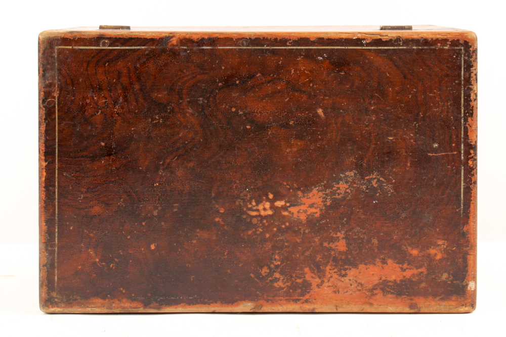 Antique Sugar Box With Cutter / Breaker