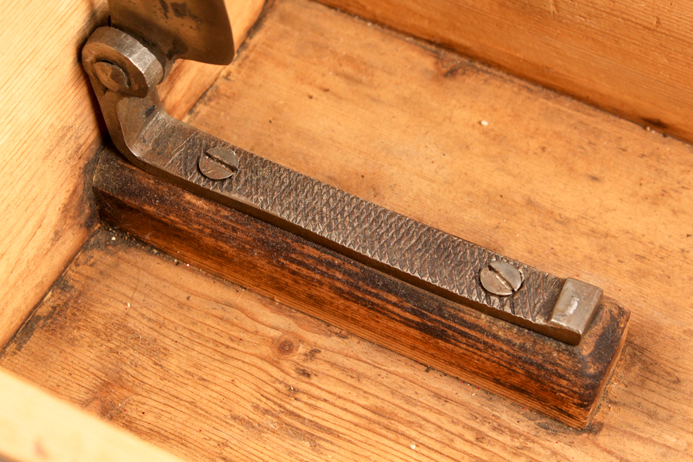 Antique Sugar Box With Cutter / Breaker