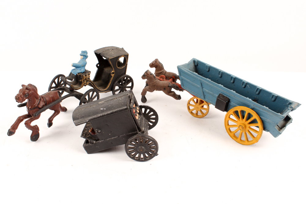 Cast Iron Toy Carriages