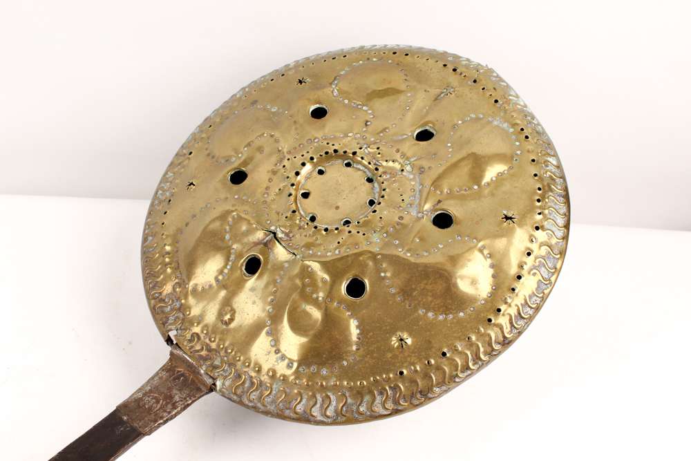 Antique Brass Shoe Forms and Bed Warmer