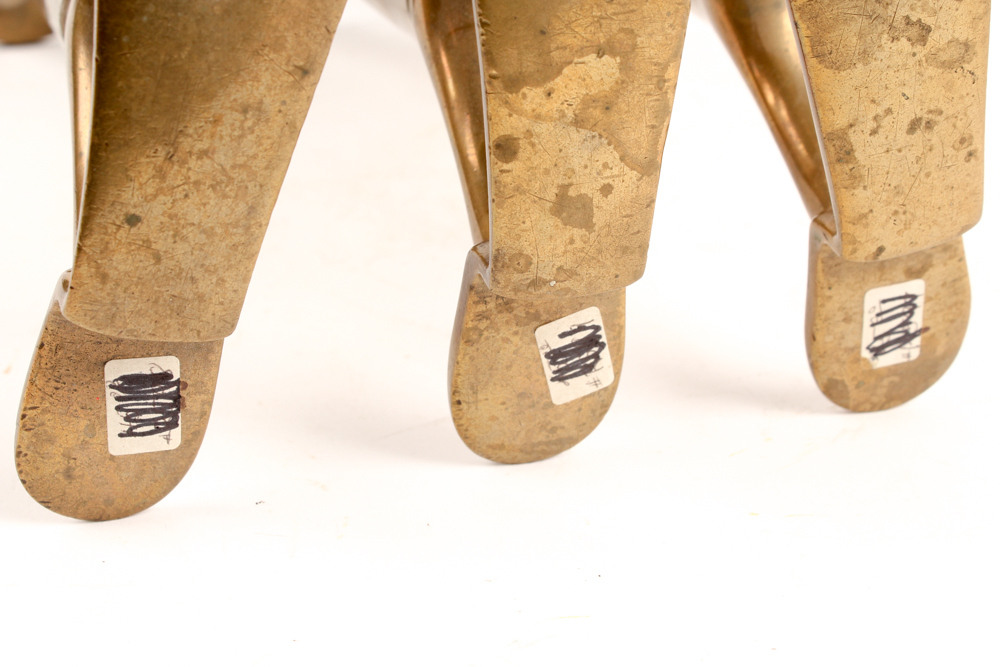 Antique Brass Shoe Forms and Bed Warmer