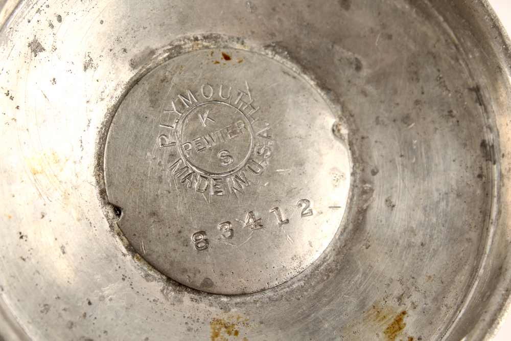 Plymouth, Salem and Other American Pewter Tableware