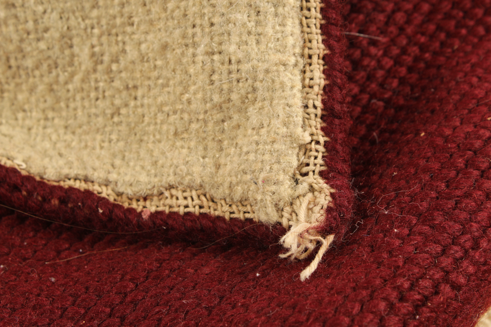 Vintage Needlepoint Floral Accent Rug