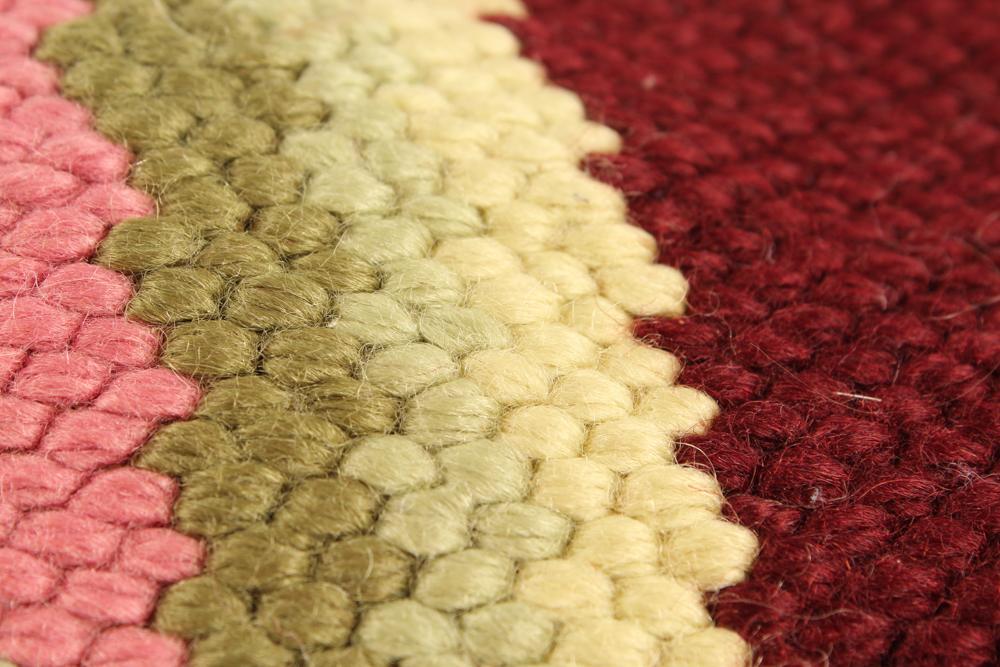 Vintage Needlepoint Floral Accent Rug