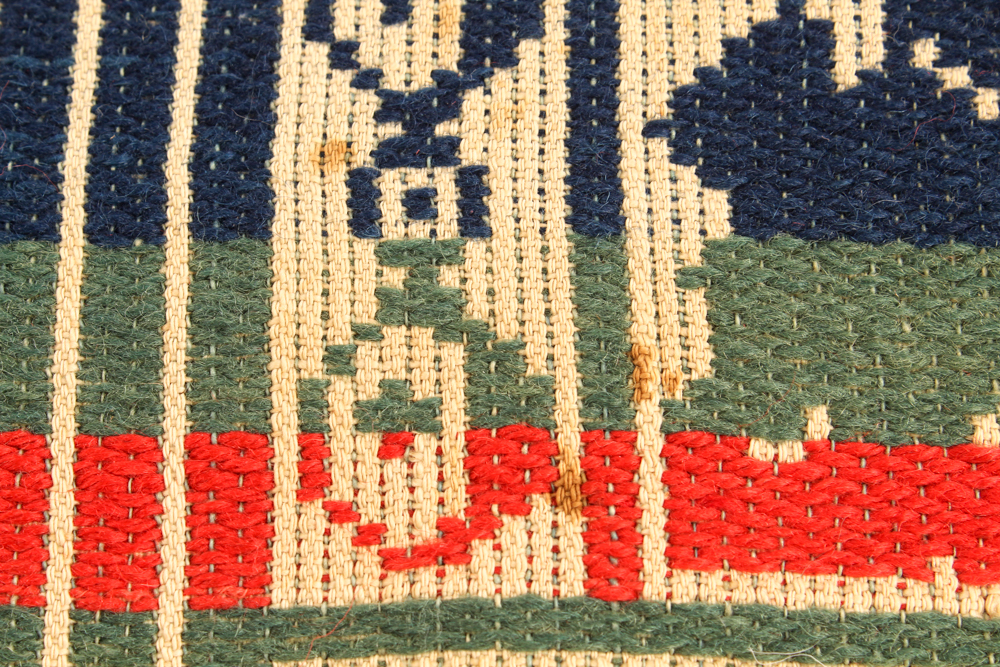 Antique Handwoven Linsey-Woolsey Blanket