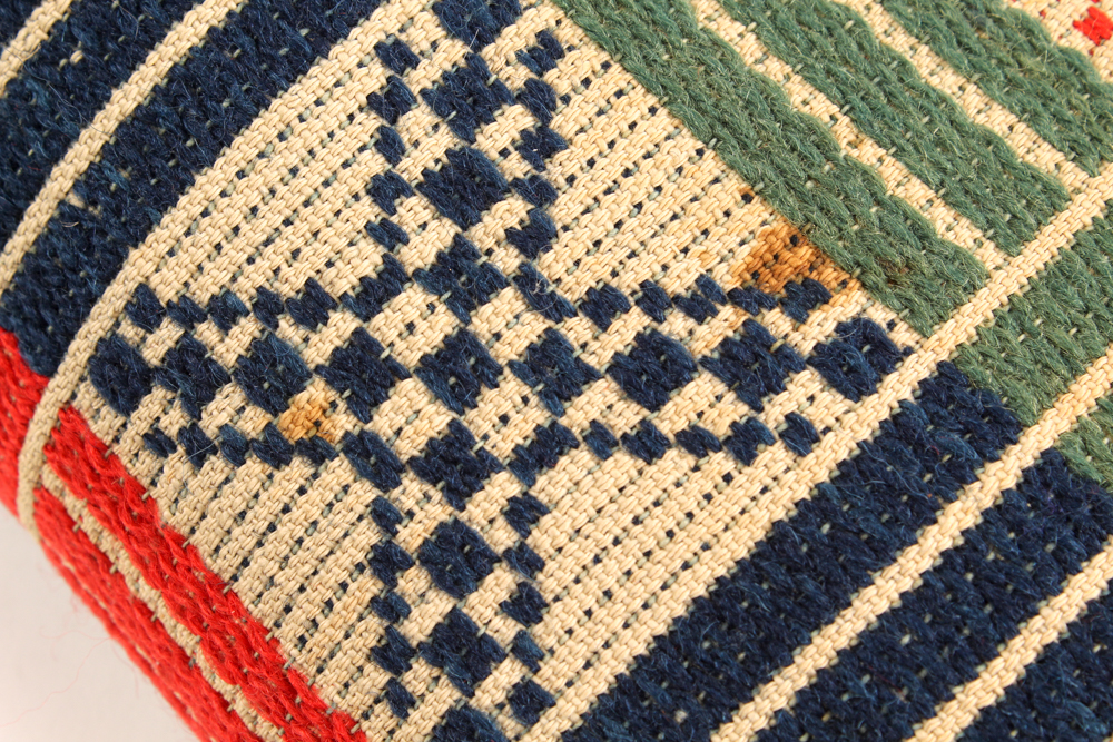 Antique Handwoven Linsey-Woolsey Blanket