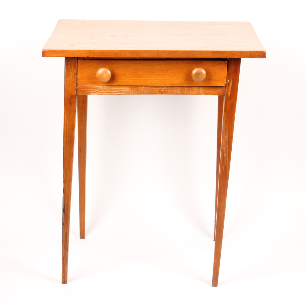 Antique Pine One Drawer Stand