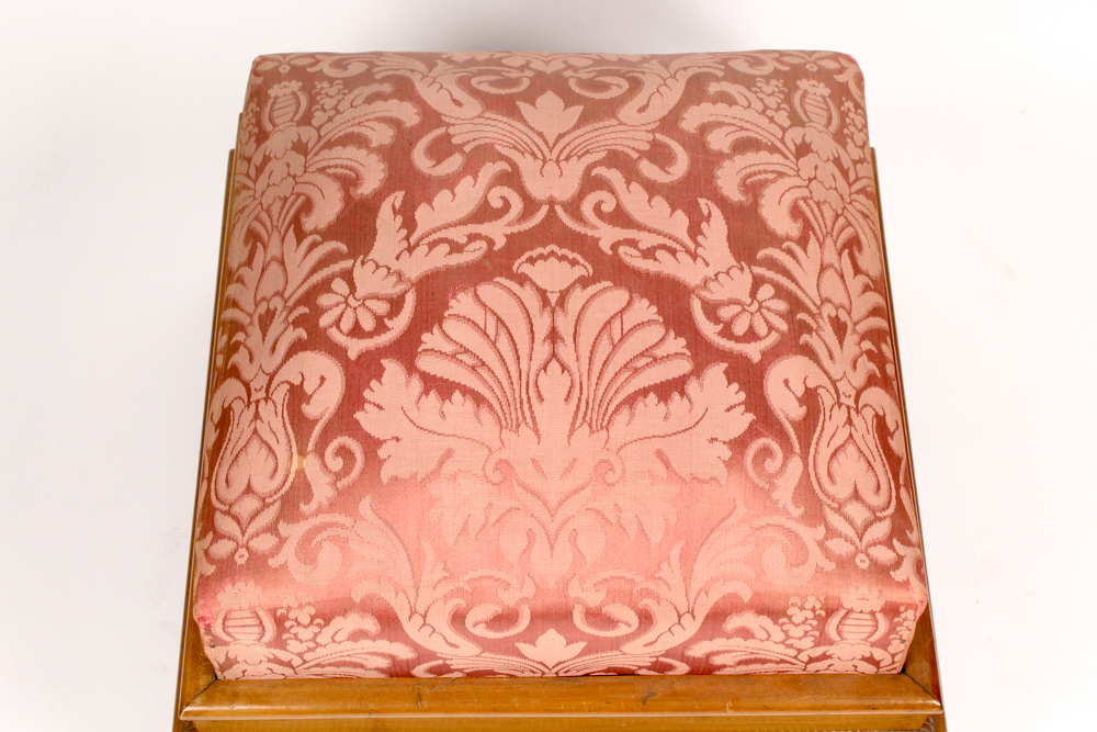 Antique American Empire Cherry Footstool