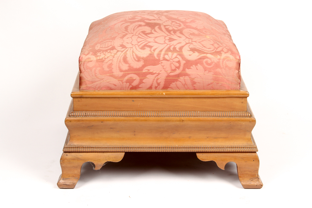 Antique American Empire Cherry Footstool