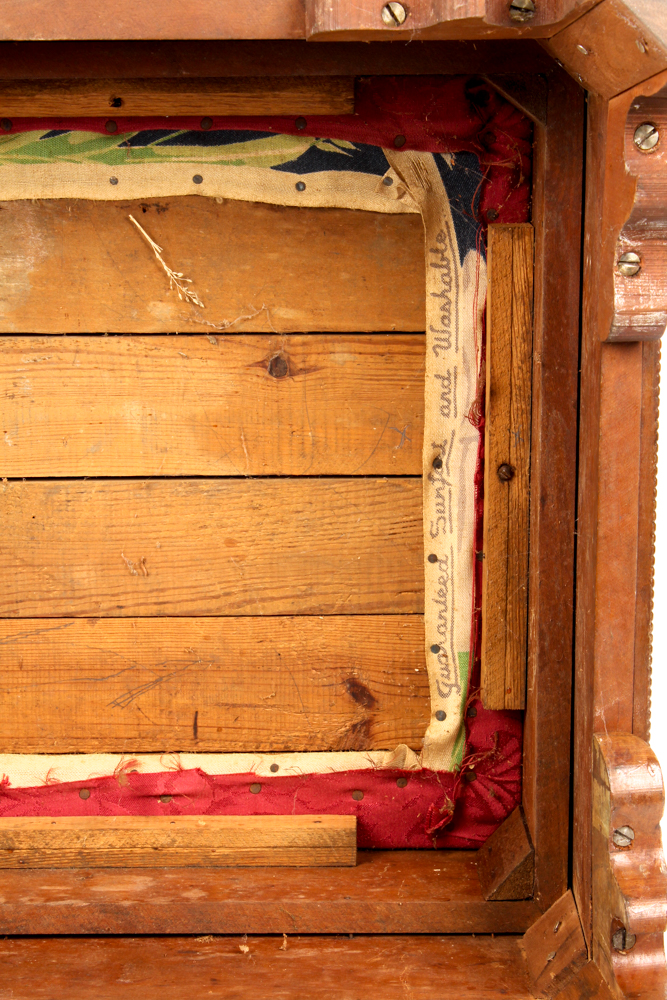 Antique American Empire Cherry Footstool